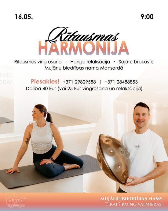 RĪTAUSMAS HARMONIJA|Rīta vingrošana|Hangs|Brokastis