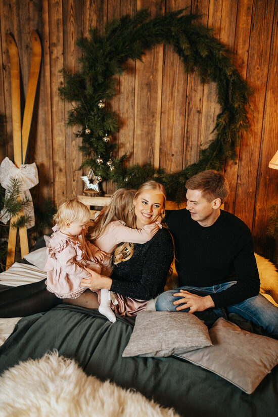 Fotosesija Ziemssvētku noskaņās